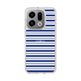 スリムプロテクションケース［ Small Border - Navy ］