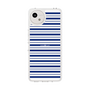 スリムプロテクションケース［ Small Border - Navy ］