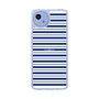 スリムプロテクションケース［ Small Border - Navy ］