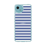 スリムプロテクションケース［ Small Border - Navy ］