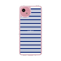 スリムプロテクションケース［ Small Border - Navy ］