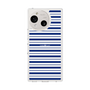 スリムプロテクションケース［ Small Border - Navy ］