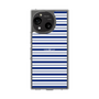 スリムプロテクションケース［ Small Border - Navy ］