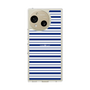 スリムプロテクションケース［ Small Border - Navy ］