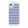 スリムプロテクションケース［ Small Border - Navy ］