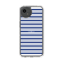 スリムプロテクションケース［ Small Border - Navy ］
