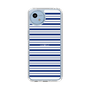 スリムプロテクションケース［ Small Border - Navy ］