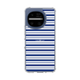スリムプロテクションケース［ Small Border - Navy ］
