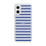 スリムプロテクションケース［ Small Border - Navy ］