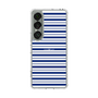 スリムプロテクションケース［ Small Border - Navy ］