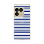 スリムプロテクションケース［ Small Border - Navy ］