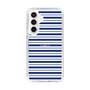 スリムプロテクションケース［ Small Border - Navy ］