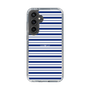 スリムプロテクションケース［ Small Border - Navy ］