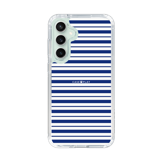 スリムプロテクションケース［ Small Border - Navy ］