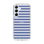 スリムプロテクションケース［ Small Border - Navy ］