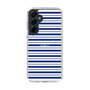 スリムプロテクションケース［ Small Border - Navy ］