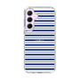 スリムプロテクションケース［ Small Border - Navy ］