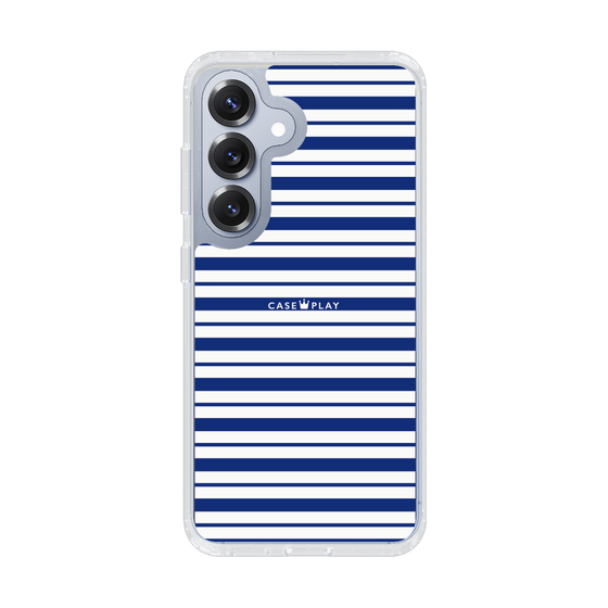 スリムプロテクションケース［ Small Border - Navy ］