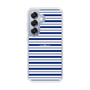 スリムプロテクションケース［ Small Border - Navy ］