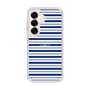 スリムプロテクションケース［ Small Border - Navy ］