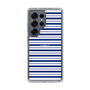 スリムプロテクションケース［ Small Border - Navy ］