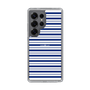 スリムプロテクションケース［ Small Border - Navy ］