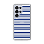 スリムプロテクションケース［ Small Border - Navy ］