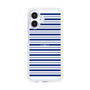 スリムプロテクションケース［ Small Border - Navy ］