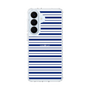 スリムプロテクションケース［ Small Border - Navy ］