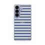 スリムプロテクションケース［ Small Border - Navy ］