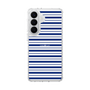 スリムプロテクションケース［ Small Border - Navy ］