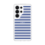 スリムプロテクションケース［ Small Border - Navy ］