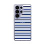 スリムプロテクションケース［ Small Border - Navy ］