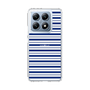 スリムプロテクションケース［ Small Border - Navy ］