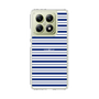 スリムプロテクションケース［ Small Border - Navy ］