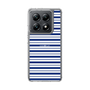 スリムプロテクションケース［ Small Border - Navy ］
