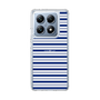 スリムプロテクションケース［ Small Border - Navy ］