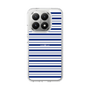 スリムプロテクションケース［ Small Border - Navy ］