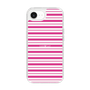 スリムプロテクションケース［ Small Border - Pink ］