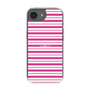 スリムプロテクションケース［ Small Border - Pink ］