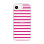 スリムプロテクションケース［ Small Border - Pink ］