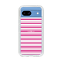 スリムプロテクションケース［ Small Border - Pink ］