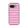 スリムプロテクションケース［ Small Border - Pink ］