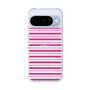 スリムプロテクションケース［ Small Border - Pink ］