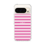 スリムプロテクションケース［ Small Border - Pink ］