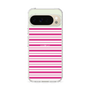 スリムプロテクションケース［ Small Border - Pink ］