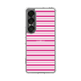 スリムプロテクションケース［ Small Border - Pink ］