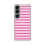 スリムプロテクションケース［ Small Border - Pink ］