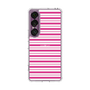 スリムプロテクションケース［ Small Border - Pink ］