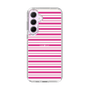 スリムプロテクションケース［ Small Border - Pink ］